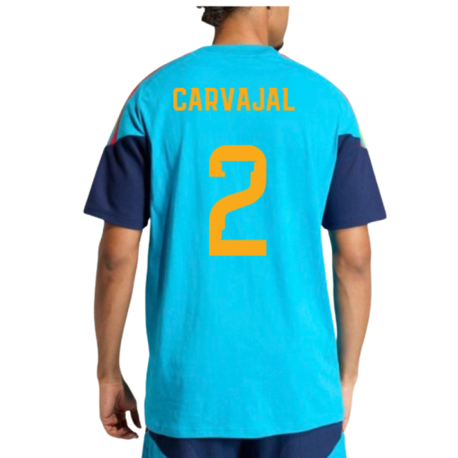 2026-2027 Spain Training Tee (Bold Aqua) (Carvajal 2)