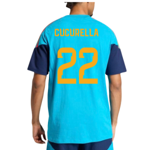 2026-2027 Spain Training Tee (Bold Aqua) (Cucurella 22)
