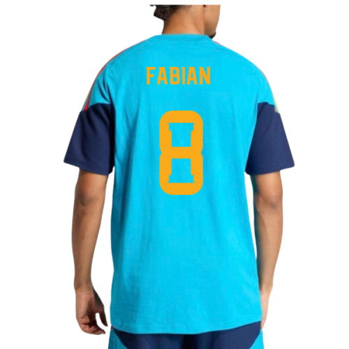 2026-2027 Spain Training Tee (Bold Aqua) (Fabian 8)