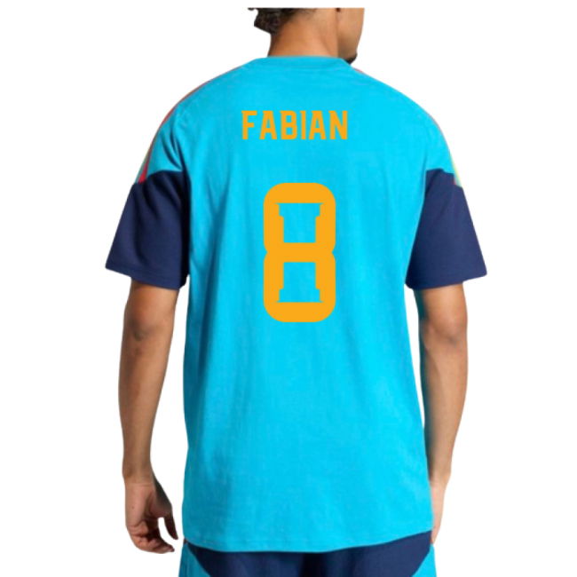2026-2027 Spain Training Tee (Bold Aqua) (Fabian 8)