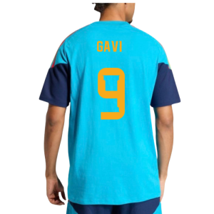 2026-2027 Spain Training Tee (Bold Aqua) (Gavi 9)