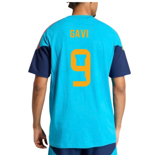 2026-2027 Spain Training Tee (Bold Aqua) (Gavi 9)