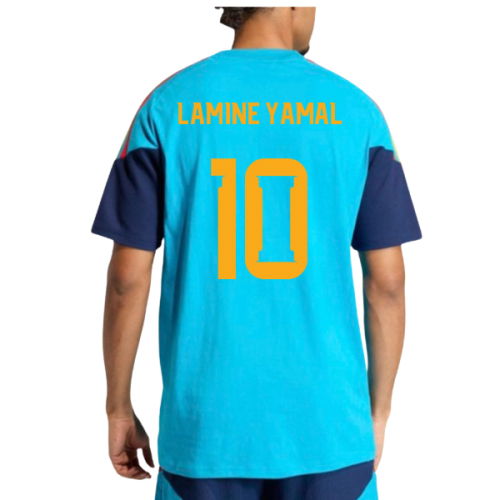 2026-2027 Spain Training Tee (Bold Aqua) (Lamine Yamal 10)