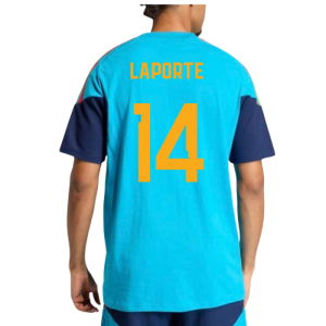 2026-2027 Spain Training Tee (Bold Aqua) (Laporte 14)