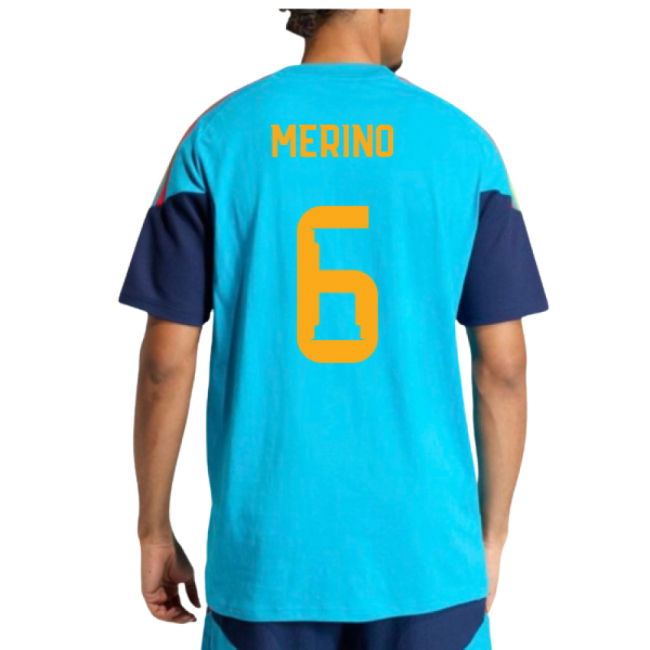 2026-2027 Spain Training Tee (Bold Aqua) (Merino 6)