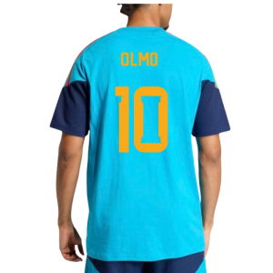 2026-2027 Spain Training Tee (Bold Aqua) (Olmo 10)