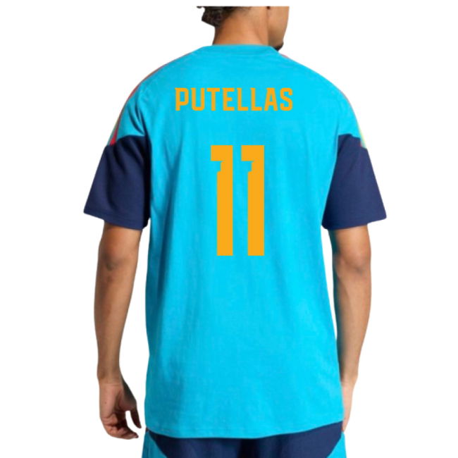 2026-2027 Spain Training Tee (Bold Aqua) (Putellas 11)