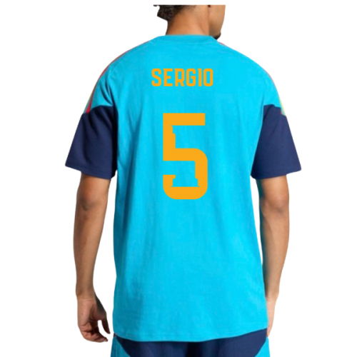 2026-2027 Spain Training Tee (Bold Aqua) (Sergio 5)