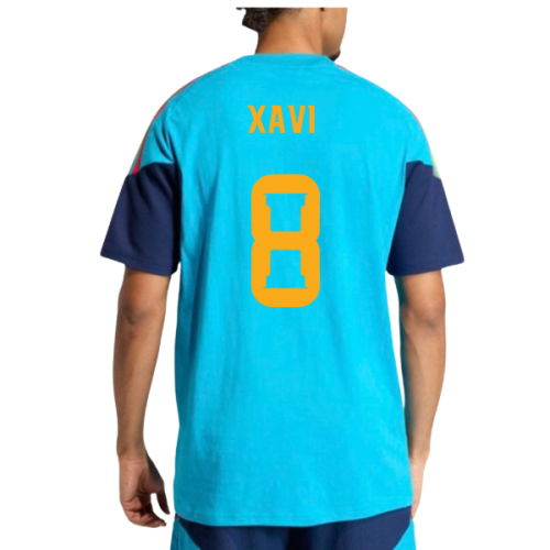 2026-2027 Spain Training Tee (Bold Aqua) (Xavi 8)