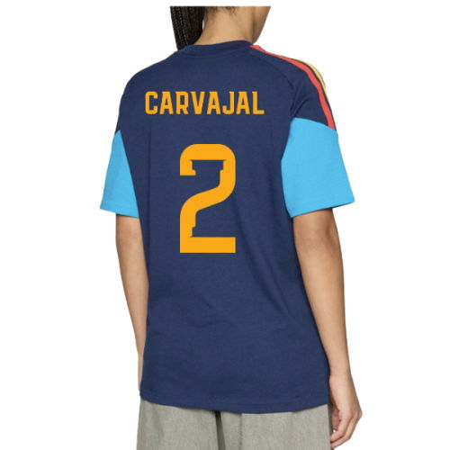 2026-2027 Spain Training Tee (Night Indigo) (Carvajal 2)