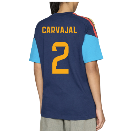 2026-2027 Spain Training Tee (Night Indigo) (Carvajal 2)