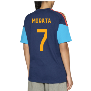 2026-2027 Spain Training Tee (Night Indigo) (Morata 7)