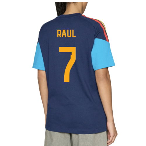 2026-2027 Spain Training Tee (Night Indigo) (Raul 7)