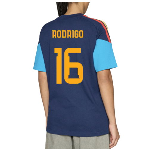 2026-2027 Spain Training Tee (Night Indigo) (Rodrigo 16)