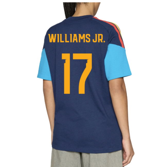 2026-2027 Spain Training Tee (Night Indigo) (Williams Jr. 17)