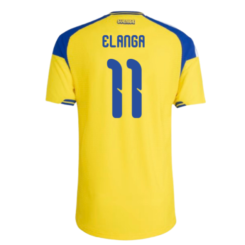 2026-2027 Sweden Authentic Home Shirt (Elanga 11)