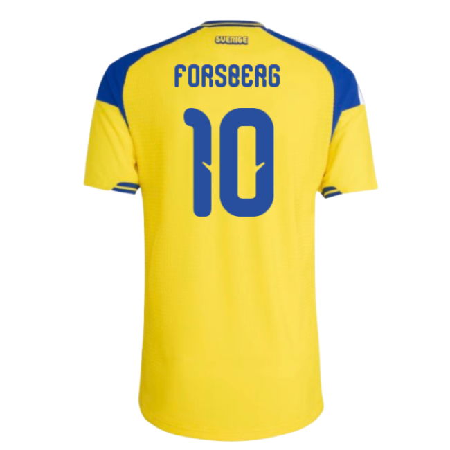 2026-2027 Sweden Authentic Home Shirt (Forsberg 10)