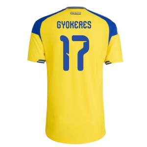 2026-2027 Sweden Authentic Home Shirt (Gyokeres 17)