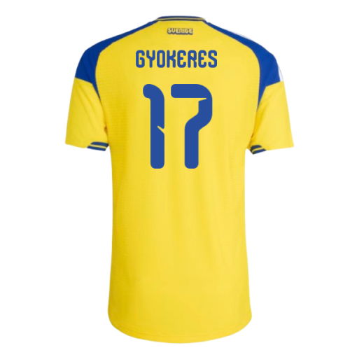 2026-2027 Sweden Authentic Home Shirt (Gyokeres 17)