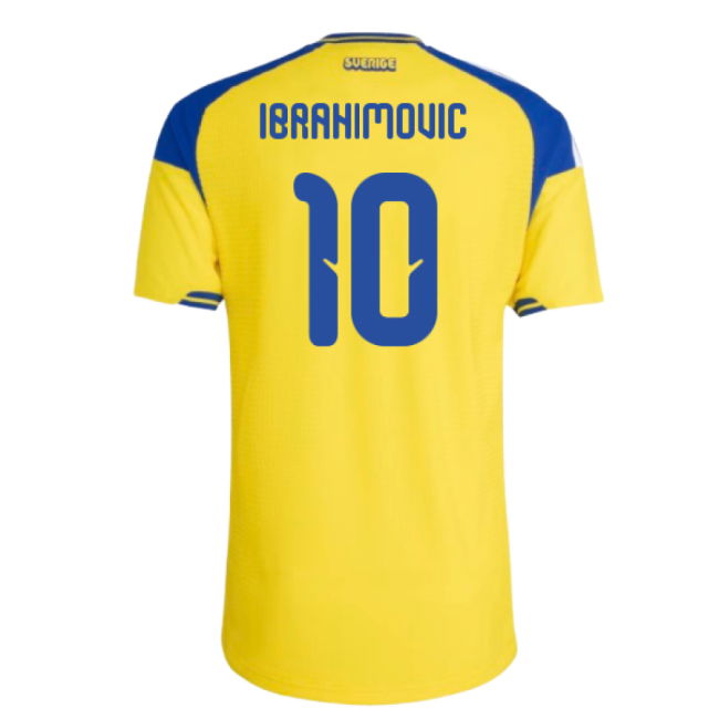 2026-2027 Sweden Authentic Home Shirt (Ibrahimovic 10)