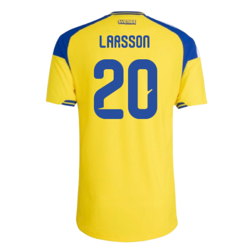 2026-2027 Sweden Authentic Home Shirt (Larsson 20)