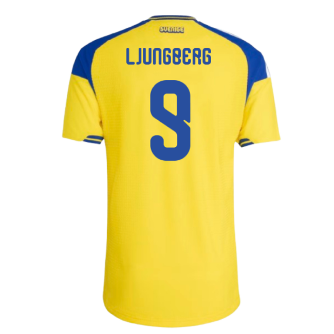 2026-2027 Sweden Authentic Home Shirt (Ljungberg 9)