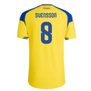 2026-2027 Sweden Authentic Home Shirt (Svensson 8)