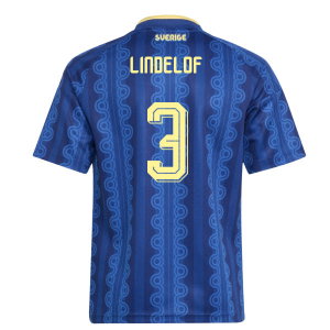 2026-2027 Sweden Away Shirt (Kids) (Lindelof 3)