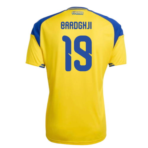 2026-2027 Sweden Home Shirt (Bardghji 19)