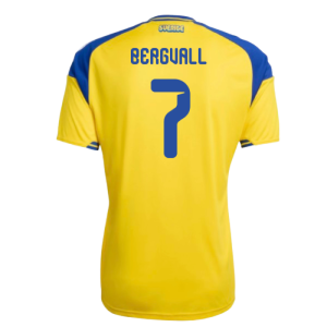 2026-2027 Sweden Home Shirt (Bergvall 7)