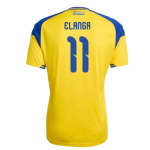 2026-2027 Sweden Home Shirt (Elanga 11)