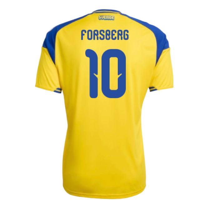 2026-2027 Sweden Home Shirt (Forsberg 10)