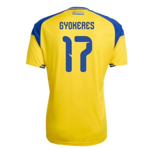 2026-2027 Sweden Home Shirt (Gyokeres 17)