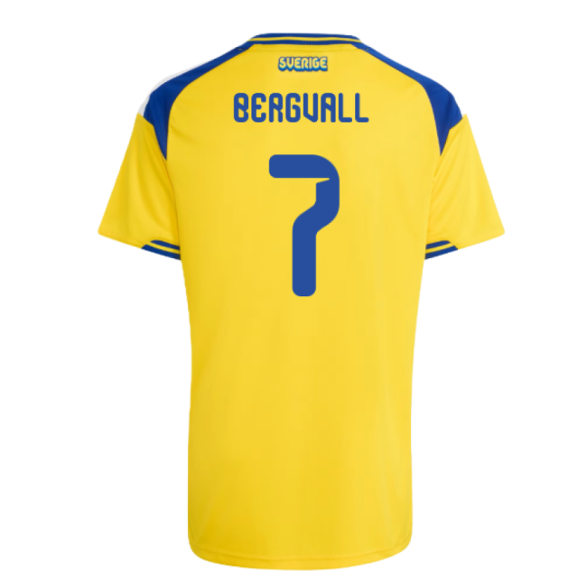 2026-2027 Sweden Home Shirt (Kids) (Bergvall 7)