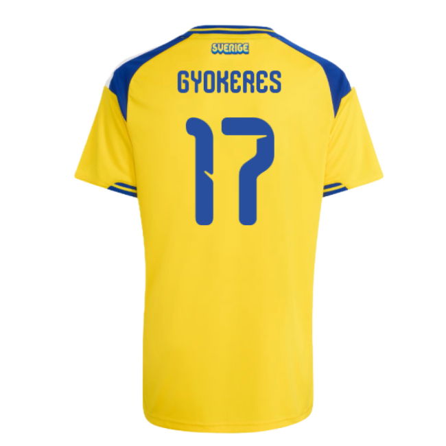 2026-2027 Sweden Home Shirt (Kids) (Gyokeres 17)