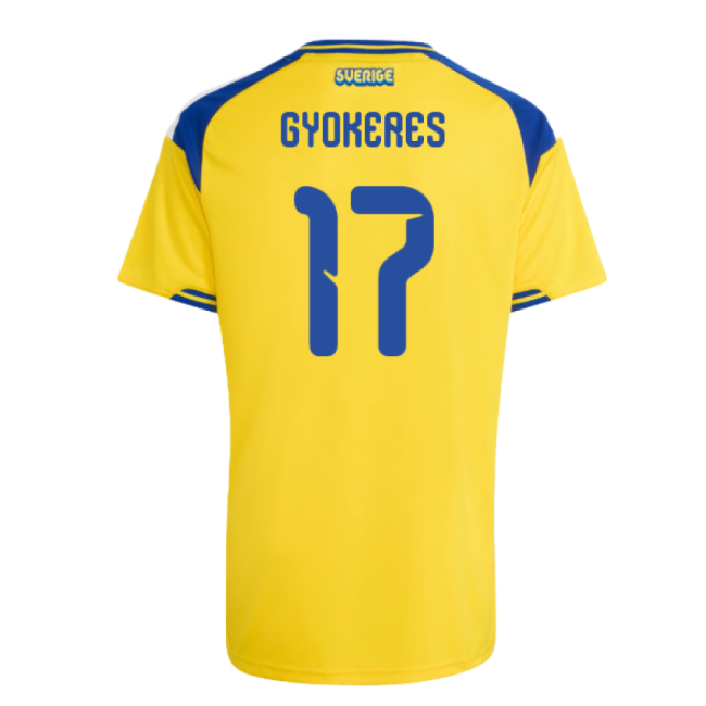 2026-2027 Sweden Home Shirt (Kids) (Gyokeres 17)