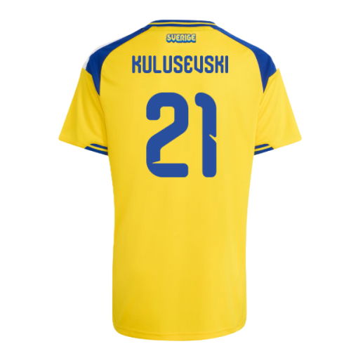 2026-2027 Sweden Home Shirt (Kids) (Kulusevski 21)