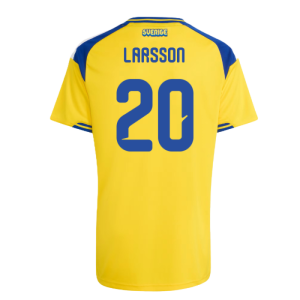 2026-2027 Sweden Home Shirt (Kids) (Larsson 20)