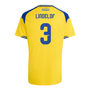 2026-2027 Sweden Home Shirt (Kids) (Lindelof 3)