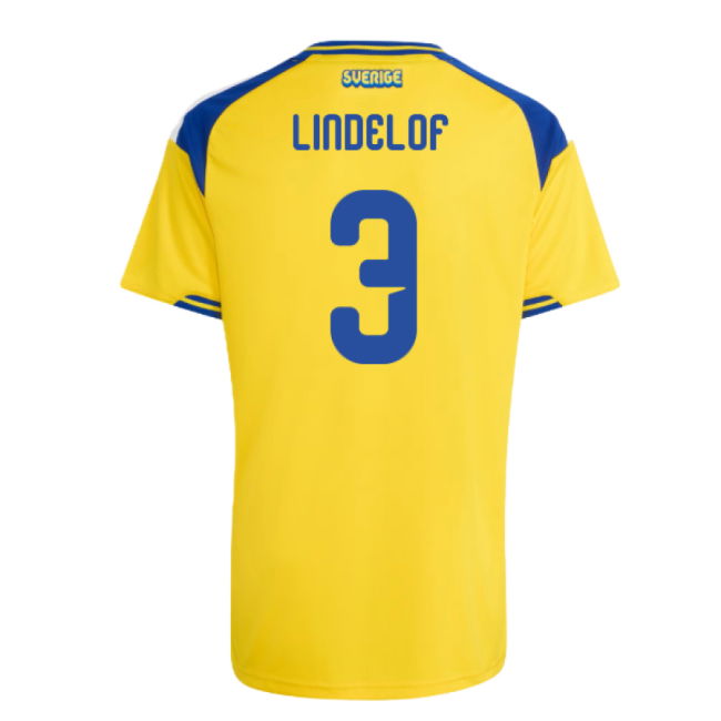 2026-2027 Sweden Home Shirt (Kids) (Lindelof 3)