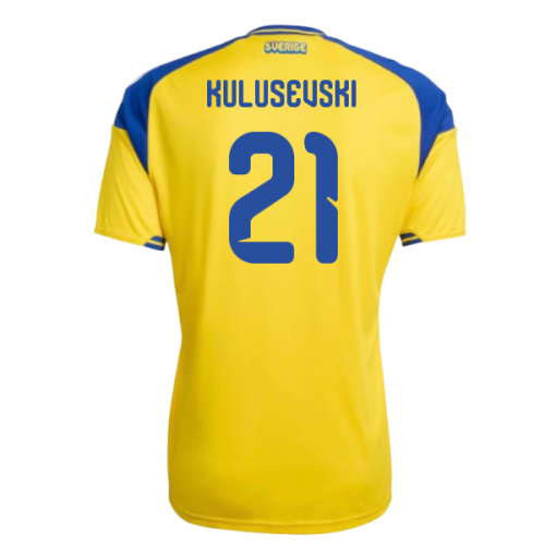 2026-2027 Sweden Home Shirt (Kulusevski 21)