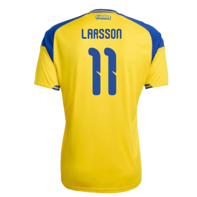 2026-2027 Sweden Home Shirt (Larsson 11)