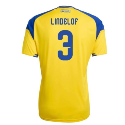 2026-2027 Sweden Home Shirt (Lindelof 3)