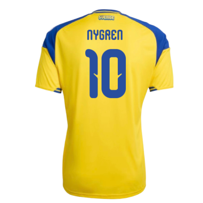 2026-2027 Sweden Home Shirt (Nygren 10)
