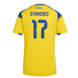 2026-2027 Sweden Home Shirt (Womens) (Gyokeres 17)