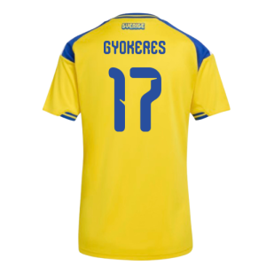 2026-2027 Sweden Home Shirt (Womens) (Gyokeres 17)