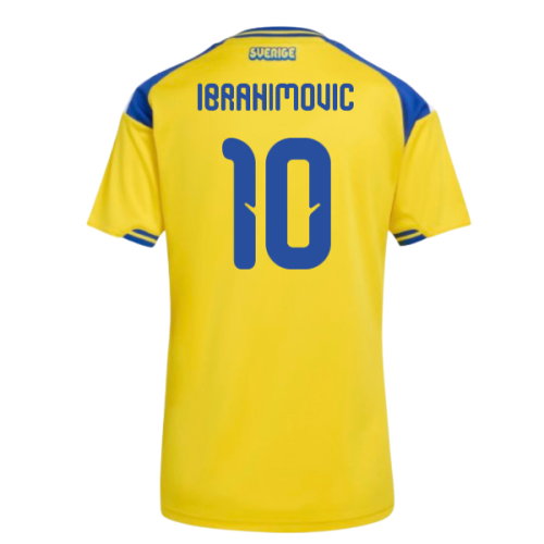 2026-2027 Sweden Home Shirt (Womens) (Ibrahimovic 10)