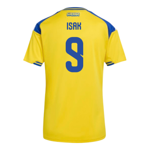 2026-2027 Sweden Home Shirt (Womens) (Isak 9)