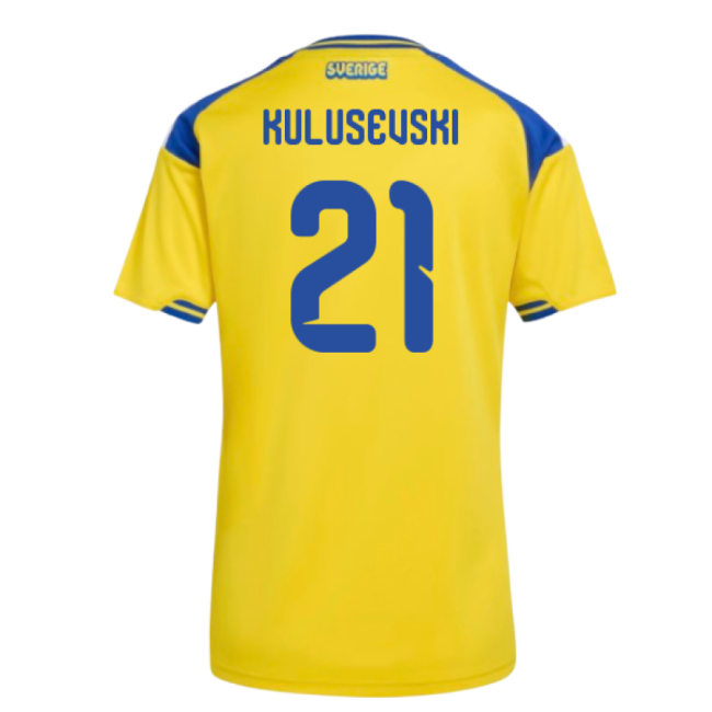 2026-2027 Sweden Home Shirt (Womens) (Kulusevski 21)