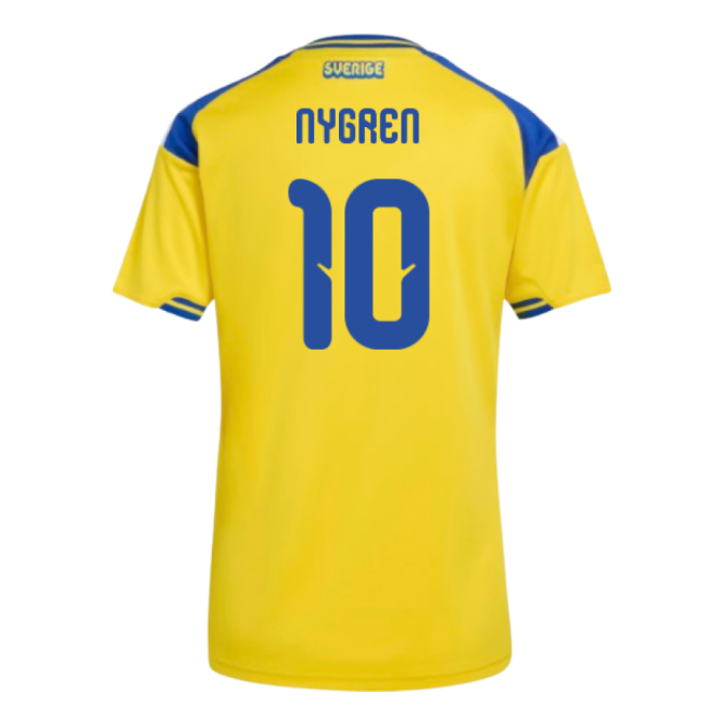 2026-2027 Sweden Home Shirt (Womens) (Nygren 10)
